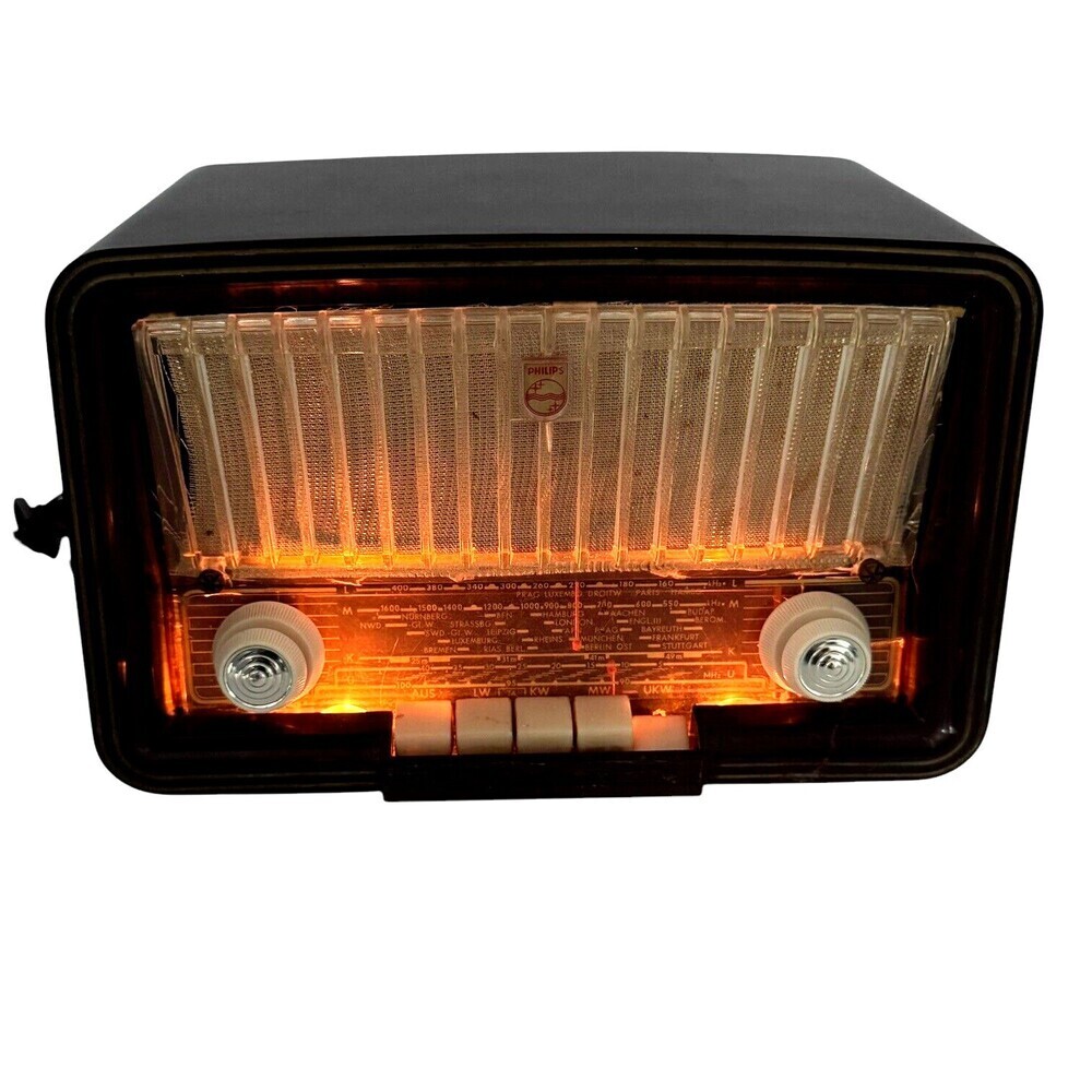Phillips Philetta 283Z Radio Multi-band Bakelite BD 283U Nostalgia MCM VTG Rare